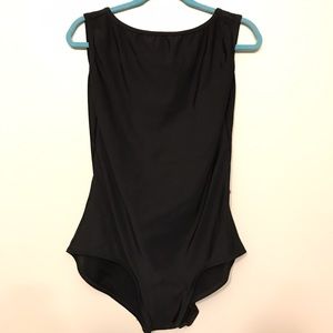 Yumiko Sofiane style leotard in black