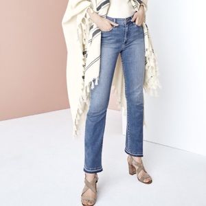 Frame Le High Straight High Rise Crop Jeans