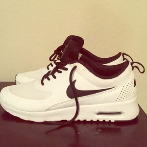 White & Black Nike Air Max Thea