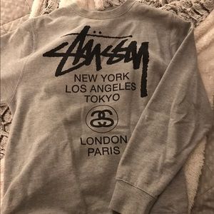Grey Stussy Sweatshirt