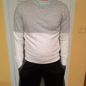 Jcrew men's color block sweatshirt