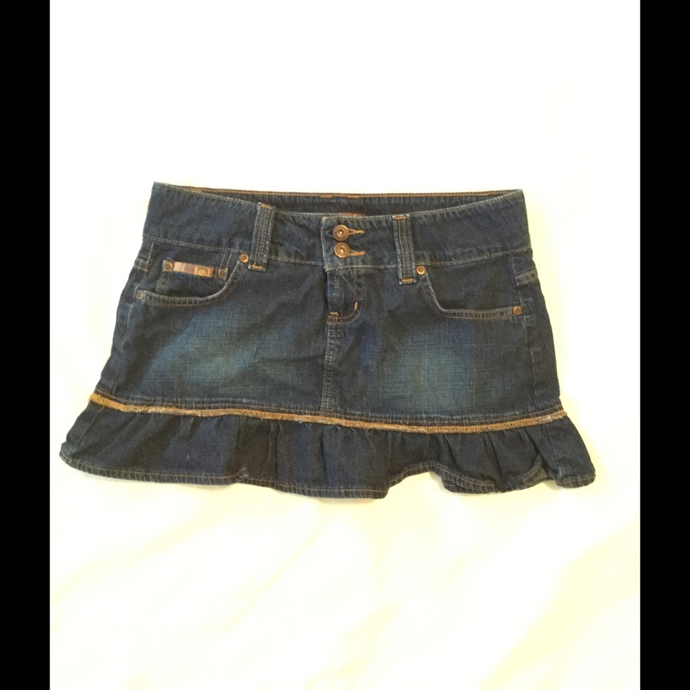 Mini Jean Skirt