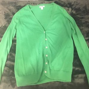 Green Cardigan