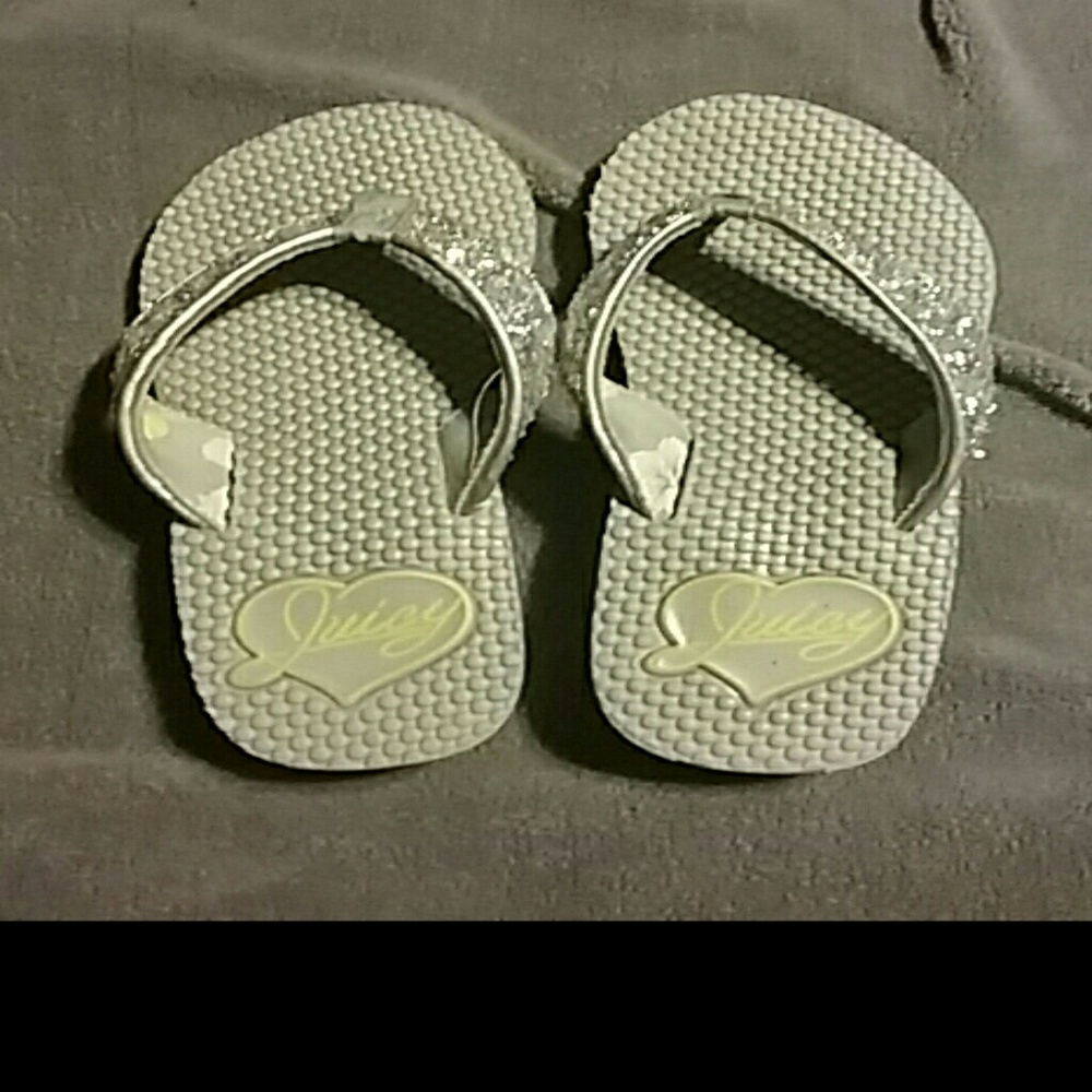 Wedge style authentic juicy couture flip flops