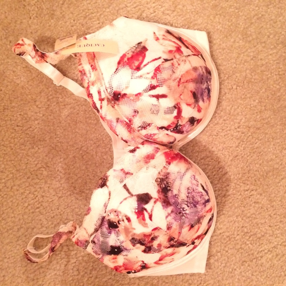 Cacique Bold Lace Plunge Bra