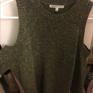 Rebecca Minkoff light olive sweater
