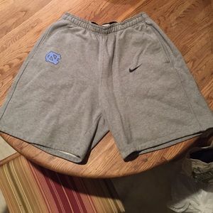Men's Nike UNC grey sweat shorts XL
