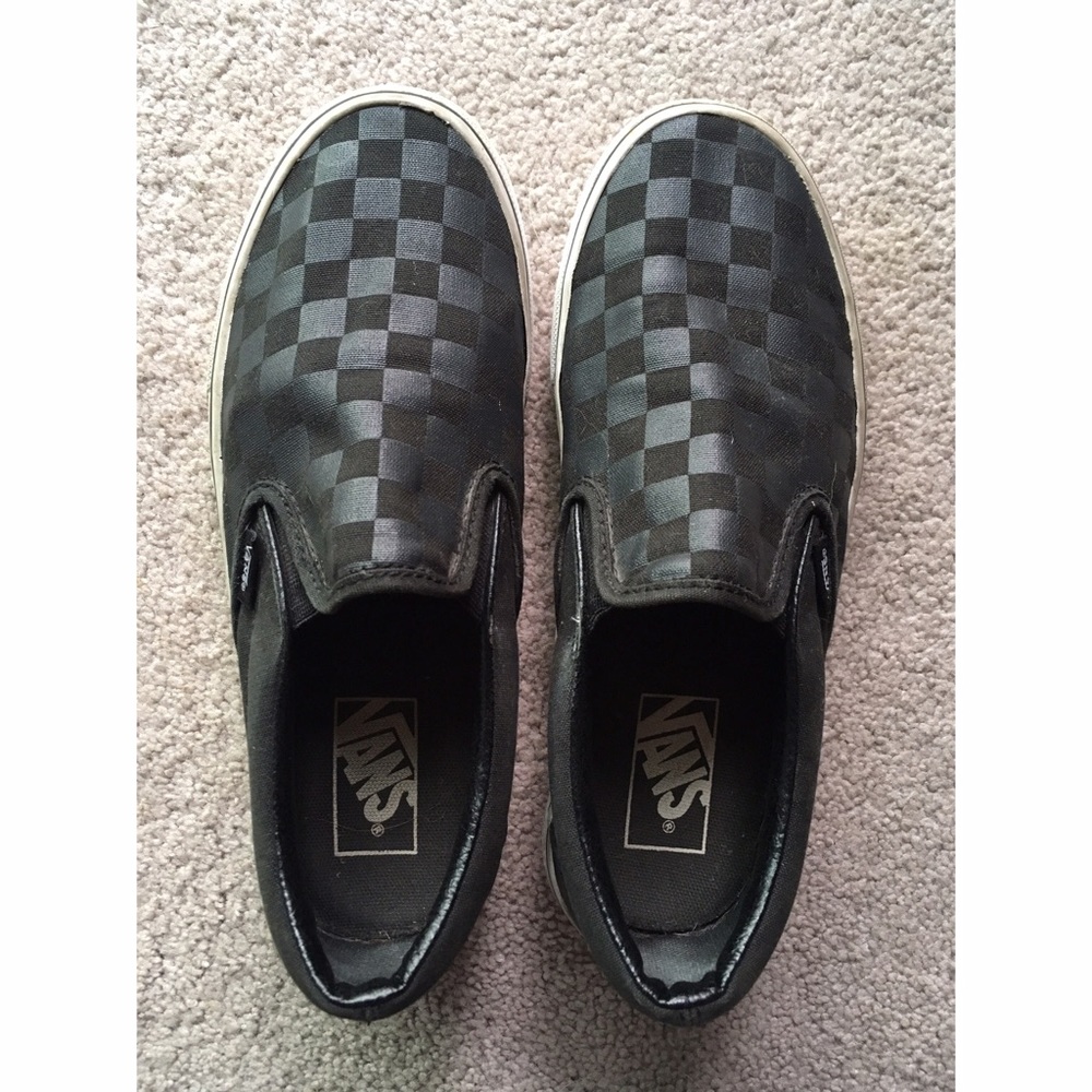 Checkered Black/gray Vans
