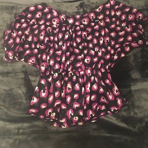 Floral sheet shirt