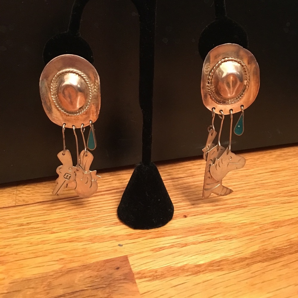 Sterling silver earring