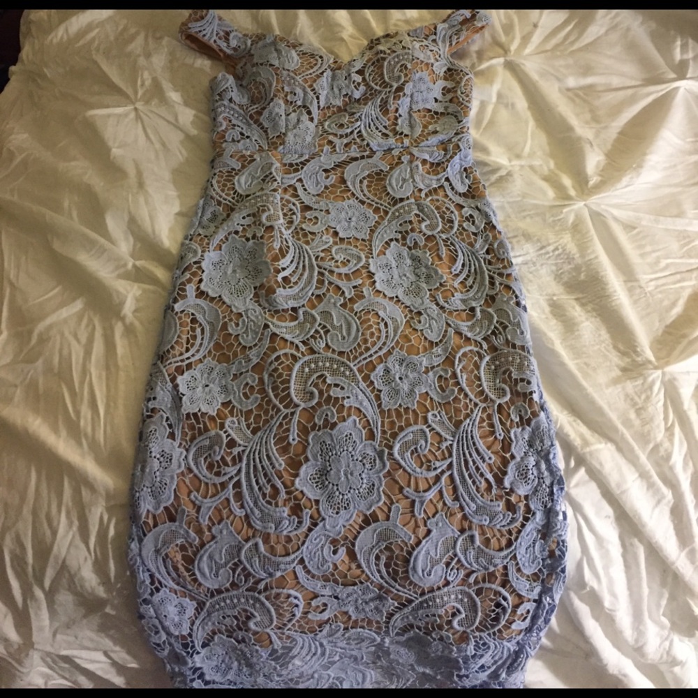 Missguided Lace Midi Dress