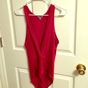 Deep v neck Body suit
