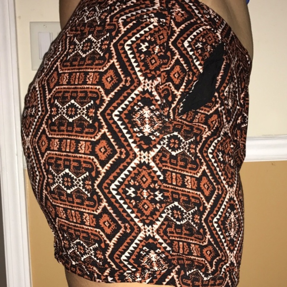 Forever 21 Tribal Aztec Flowy Shorts plus size