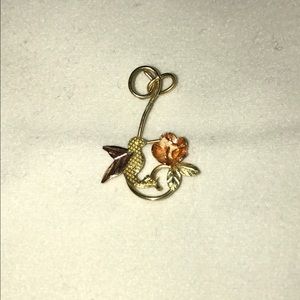 Black Hills Gold Hummingbird charm