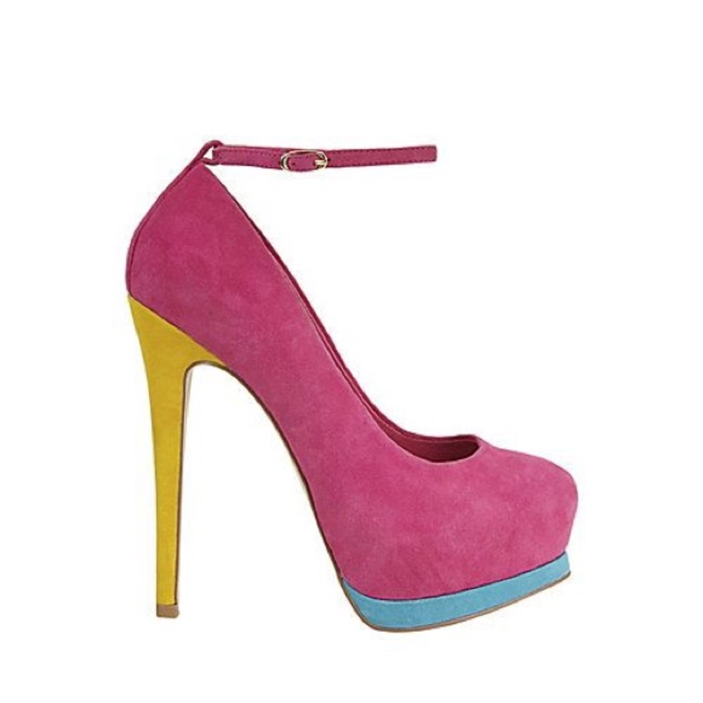 Steve Madden Opticall Multi Colored Suede Heel