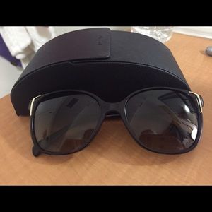 Tortoise shell Prada Sunglasses