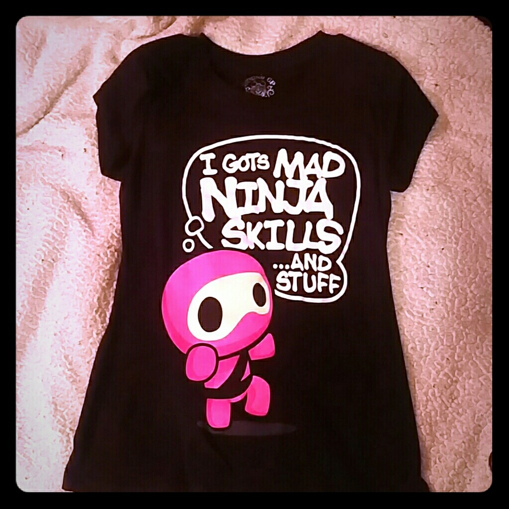 Black ninja T-shirt