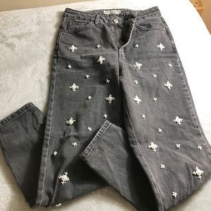 Topshop moto mom jeans