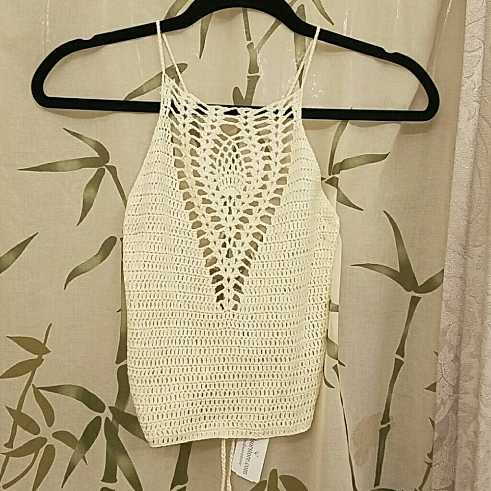 Crocheted Crop top !!!LAST PRICE DROP!!!