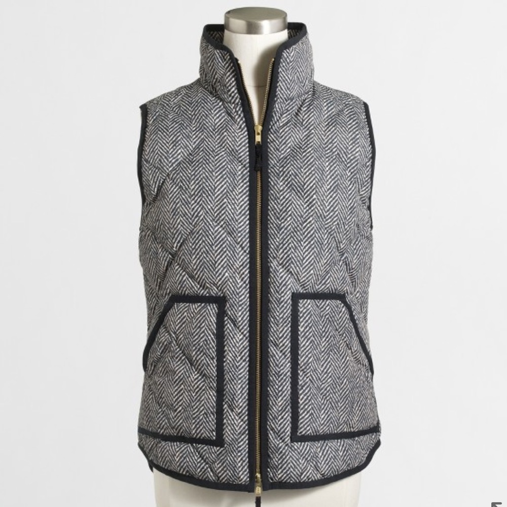 J. Crew Herringbone vest in great condition