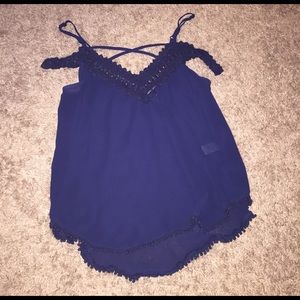 Navy blue blouse