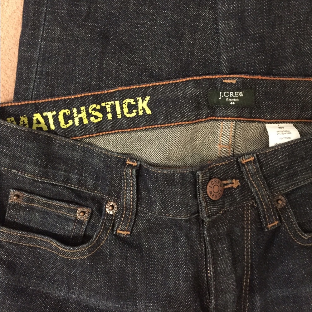 J. Crew Matchstick Denim Jeans