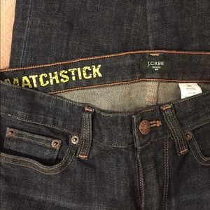 J. Crew Matchstick Denim Jeans