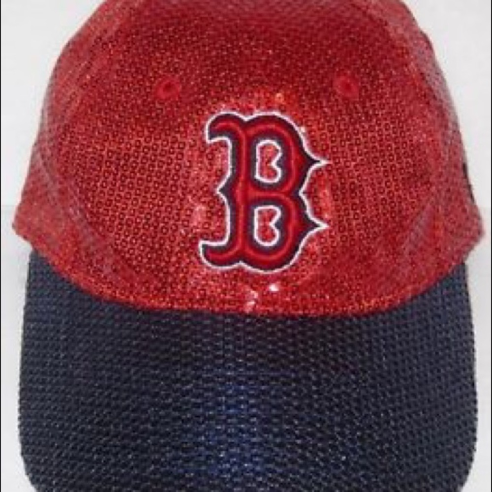 VS PINK Boston Red Sox sequin baseball hat