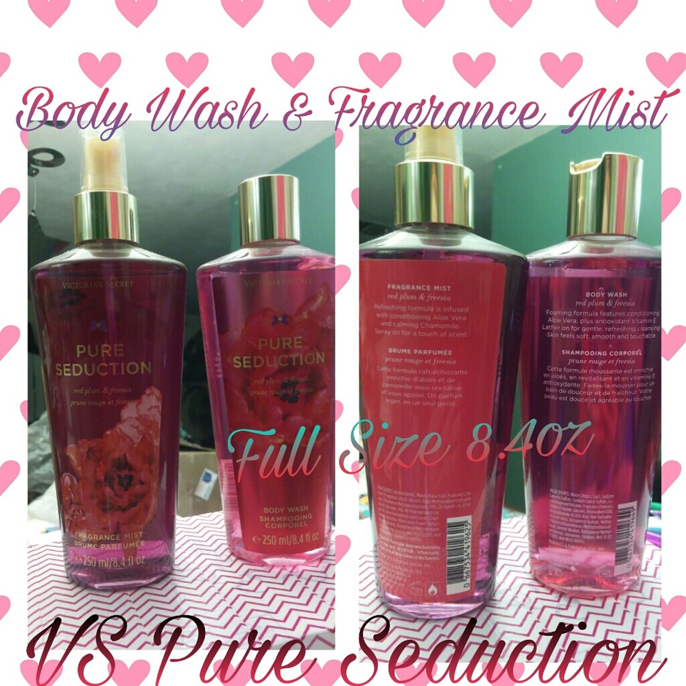 Victoria Secret Pure Seduction Body Wash & Mist FS