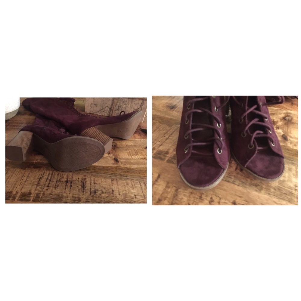 NWOT, front lace up boots! - Picture 2 of 3