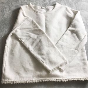 Mango white sweater
