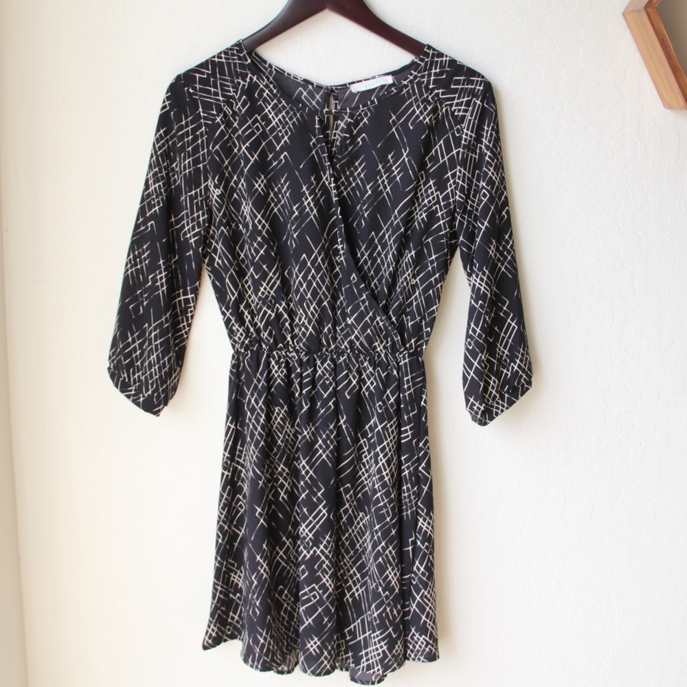 Lush Graphic Short Dress