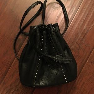 Bcbgeneration studded tassel black backpack
