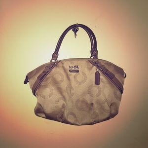 Brown Coach handbag