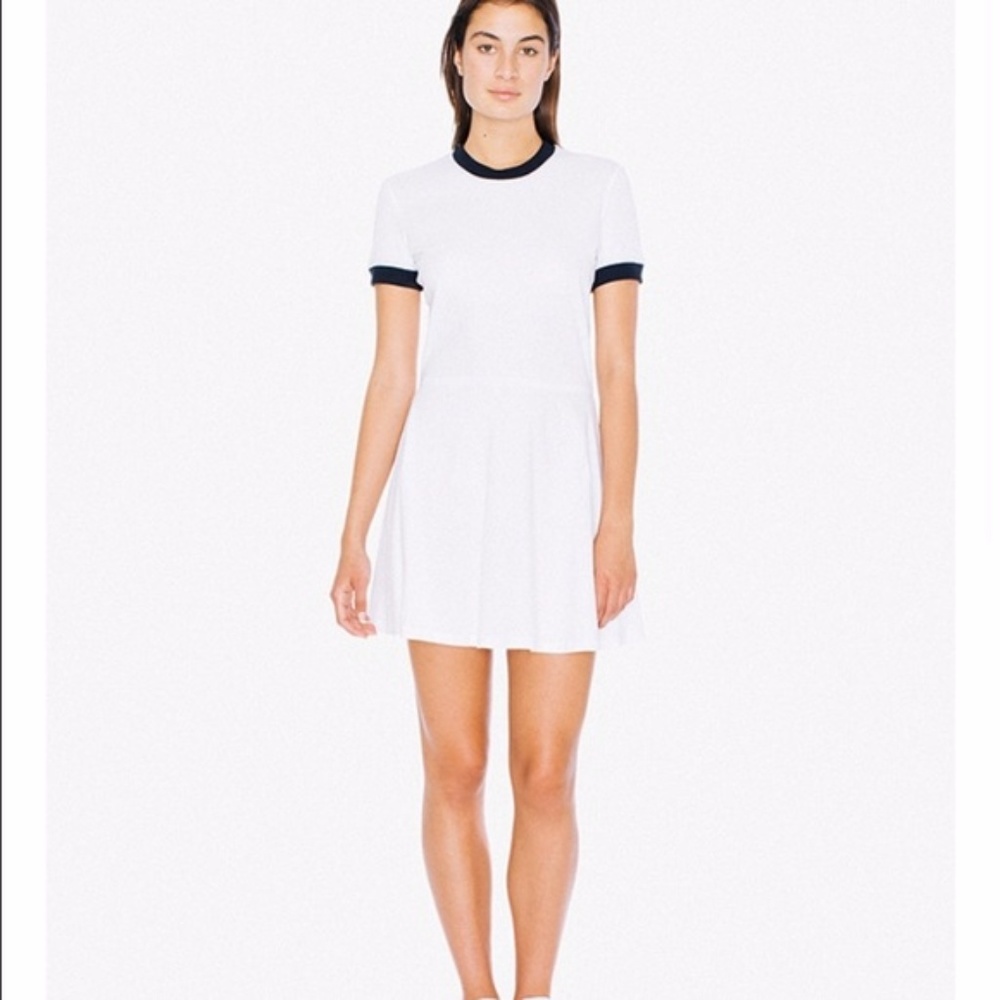 American Apparel Ringer T-Shirt Dress - Picture 3 of 3