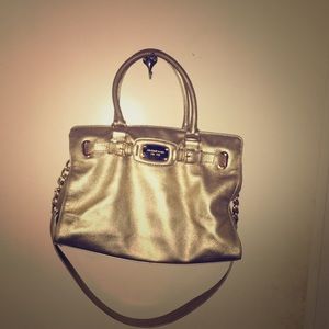 Gorgeous gold Michael Kors handbag!
