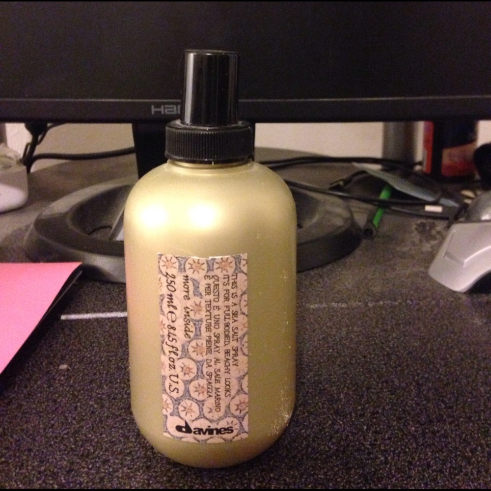 Sea salt beach hair spray