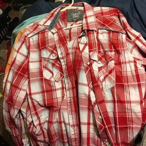 Large Athletic Fit Long Sleeve Woven