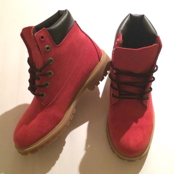 Timberland Shoes - Red timberlands