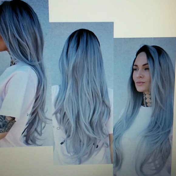 Ombre Gray Beauty Lacefront Wig