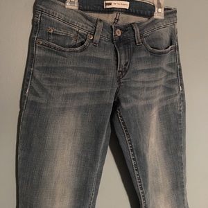 Levi 524 jeans, boot cut, semi flare jeans