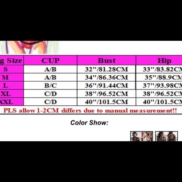 One piece padded bathing suit - Picture 4 of 4