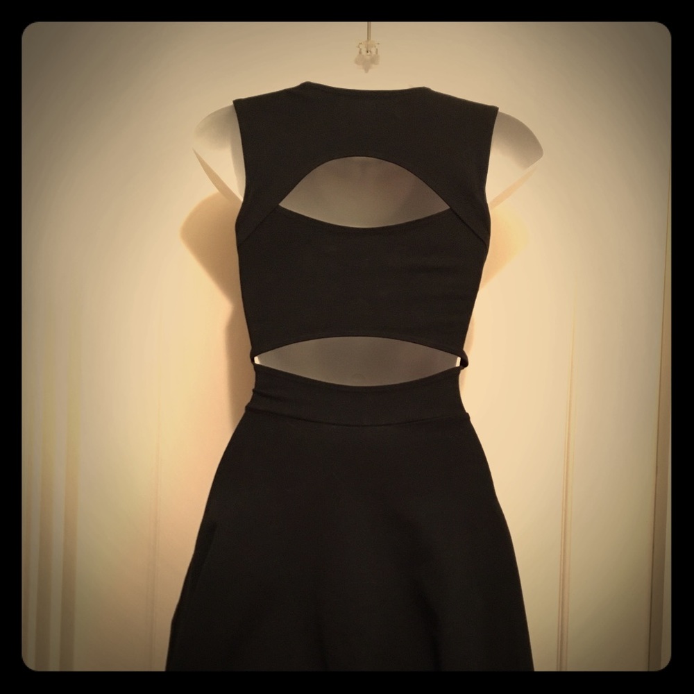 Groceries Cutout Back Flared Skater Dress Size XS