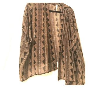 Tribal print kimono