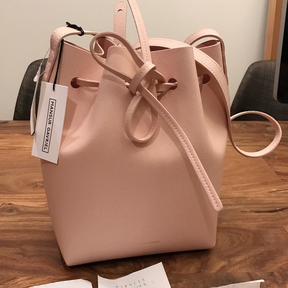 SOLD Mansur Gavriel Mini Rosa Bucket Bag - Picture 5 of 6