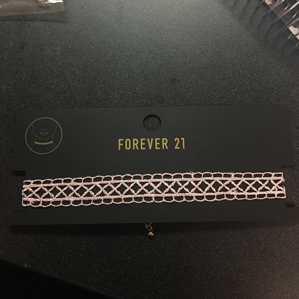 Pink never worn choker