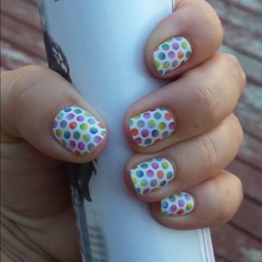 Jamberry Nail Wraps- Painted Polka