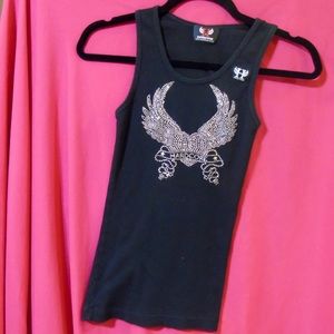Hardcore Workout Wear Crystal Tank