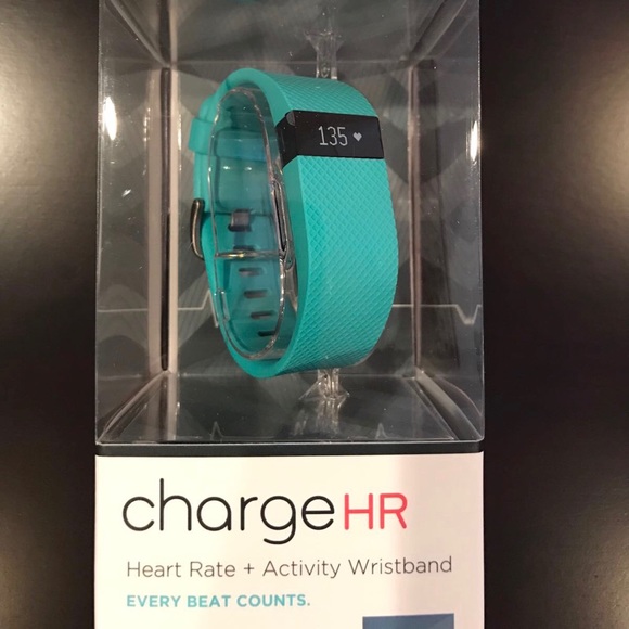 Fitbit Charge HR Wireless Activity Tracker - TEAL - Picture 1 of 5