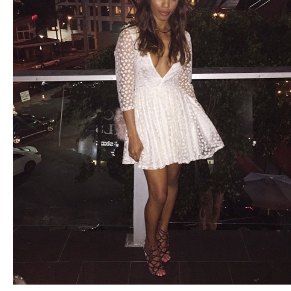 Lurelly flower lace dress